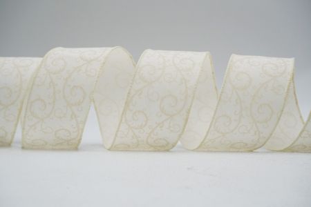 Scroll Wired Ribbon_KF6596GC-2-2_Ivory